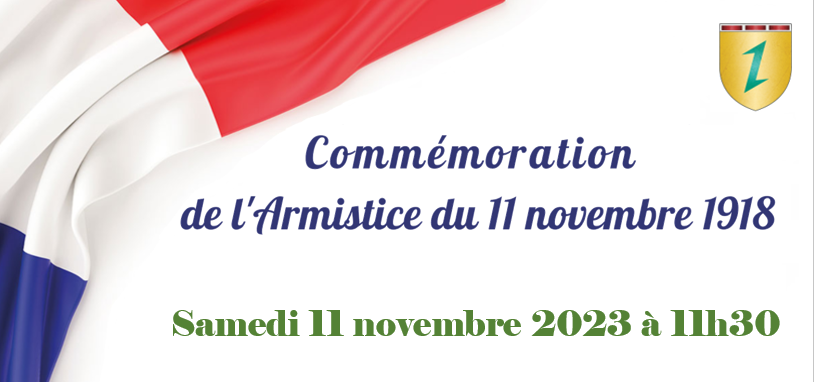 Commémoration de l’Armistice du 11 novembre 2023