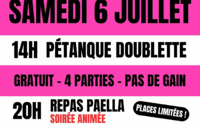 CONCOURS DE PETANQUE