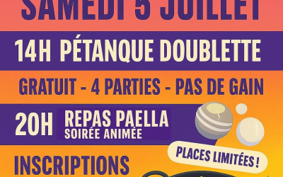 Pétanque à Palleville