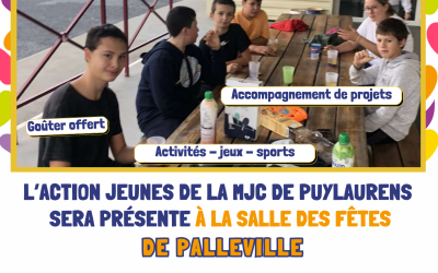 Animation jeunesse à Palleville – Mardi 22 juillet